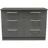 Haworth 6 Drawer Midi Chest - Dusk Grey