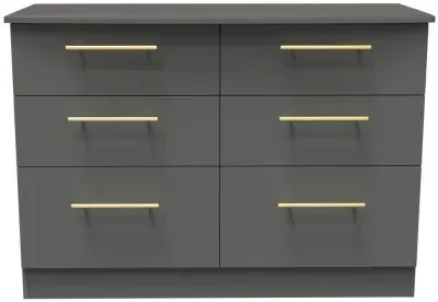 Haworth 6 Drawer Midi Chest - Dusk Grey image