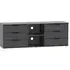 Hong Kong 150cm TV Unit with Glides Legs - Graphite