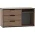 Hong Kong 95cm TV Unit with Glide Legs - Carini Walnut
