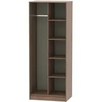 Hong Kong Open Shelf Wardrobe - Carini Walnut