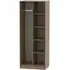 Hong Kong Open Shelf Wardrobe - Carini Walnut