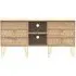 Jigsaw 150cm TV Unit with Hairpin Legs - Oak Effect
