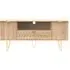 Jigsaw 65cm TV Unit with Hairpin Legs - Oak Effect