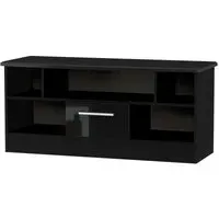 Knightsbridge 110cm TV Unit with Drawer - Black