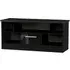 Knightsbridge 110cm TV Unit with Drawer - Black