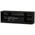 Knightsbridge 145cm TV Unit with Drawer - Black Gloss