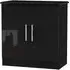 Knightsbridge 2 Door Hall Cabinet - Black