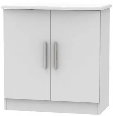 Knightsbridge 2 Door Hall Cabinet - Grey