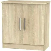 Knightsbridge 2 Door Hall Cabinet - Oak Effect