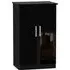 Knightsbridge 2 Door Midi Wardrobe - Black