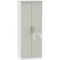 Knightsbridge 2 Door Tall Wardrobe - Cashmere