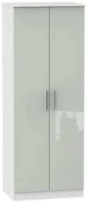 Knightsbridge 2 Door Tall Wardrobe - Cashmere