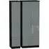Knightsbridge 3 Door Tall Wardrobe with 4 Drawers - Grey