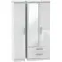 Knightsbridge 3-Door Tall Wardrobe with Mirror - White