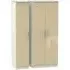 Knightsbridge 3-Door Triple Wardrobe - Mushroom, Cashmere