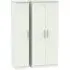 Knightsbridge 3-Door Wardrobe - Cashmere, Matt