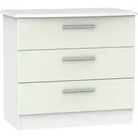 Knightsbridge 3 Drawer Chest - Cashmere