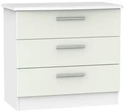 Knightsbridge 3 Drawer Chest - Cashmere
