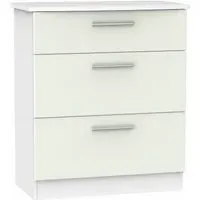 Knightsbridge 3-Drawer Deep Chest - Cashmere