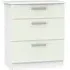 Knightsbridge 3-Drawer Deep Chest - Cashmere