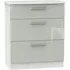 Knightsbridge 3-Drawer Deep Chest - Cashmere