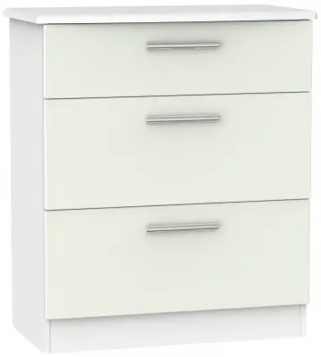 Knightsbridge 3-Drawer Deep Chest - Cashmere