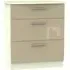 Knightsbridge 3 Drawer Deep Chest - Mushroom, Cream