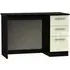 Knightsbridge 3 Drawer Desk - Cream, Black