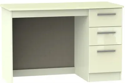 Knightsbridge 3 Drawer Desk - Cream