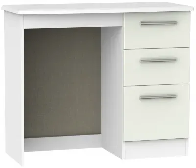 Knightsbridge 3 Drawer Single Dressing Table - Cashmere
