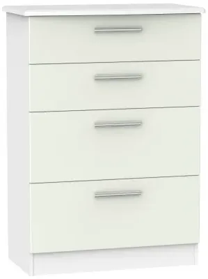 Knightsbridge 4 Drawer Deep Chest - Cashmere
