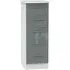 Knightsbridge 5 Drawer Narrow Chest - Grey, White