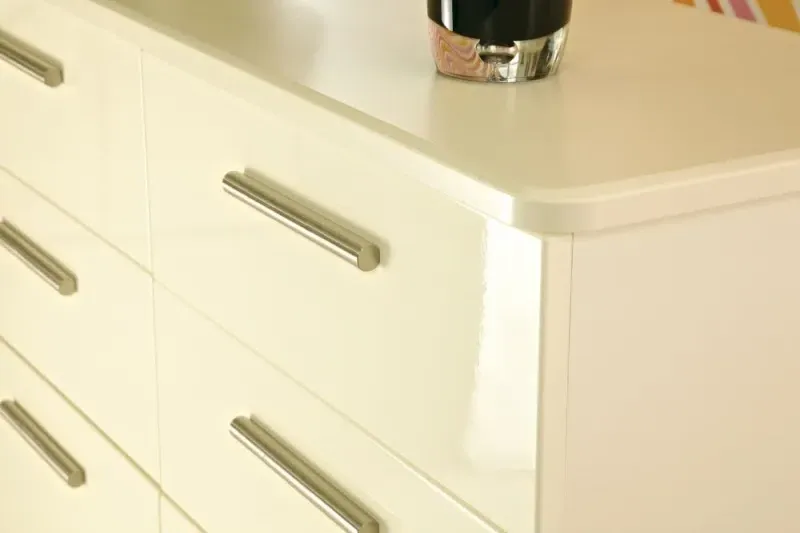 Knightsbridge 6 Drawer Midi Chest - Cream