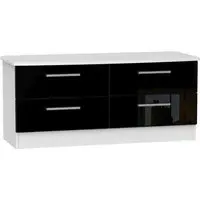 Knightsbridge Bed Box - Black, White
