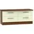 Knightsbridge Bed Box - Cream, Walnut