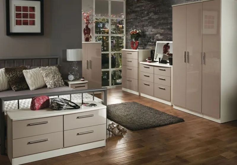 Knightsbridge Bed Box - Mushroom, Cream