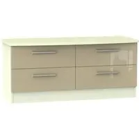 Knightsbridge Bed Box - Mushroom, Cream