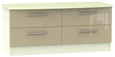 Knightsbridge Bed Box - Mushroom, Cream