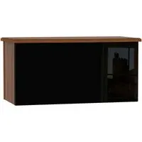 Knightsbridge Blanket Box - Black, Walnut