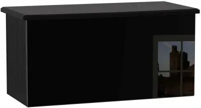 Knightsbridge Blanket Box - Black image
