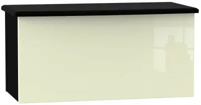 Knightsbridge Blanket Box - Cream, Black