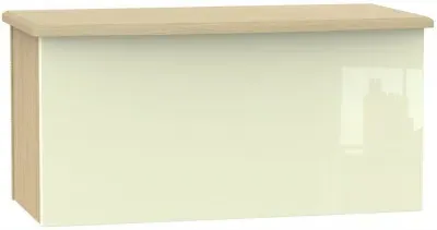 Knightsbridge Blanket Box - Cream, Light Oak