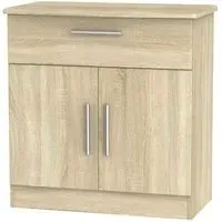 Knightsbridge Compact Sideboard with Drawer - Oak Effect