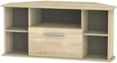 Knightsbridge Corner TV Unit - Oak