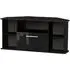 Knightsbridge Corner TV Unit with Drawer - Black