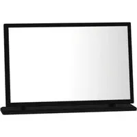 Knightsbridge Large Dressing Mirror - Black Gloss
