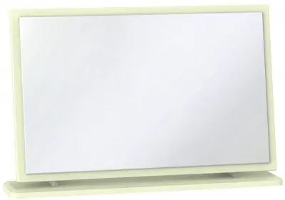 Knightsbridge Large Dressing Mirror - Cream Gloss