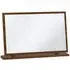 Knightsbridge Large Dressing Mirror - Walnut Effect