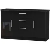 Knightsbridge Medium Sideboard - Black